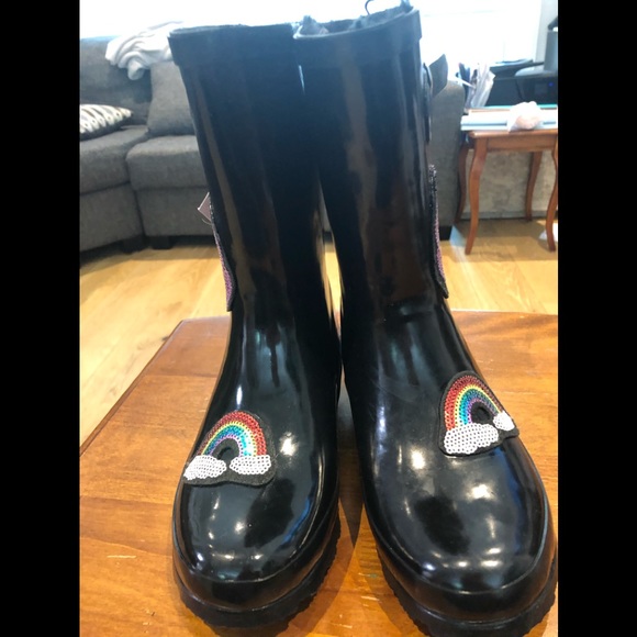 Other - WEATHER SPIRITS/Girls/Size 3/Black /Rain Boots/NWT